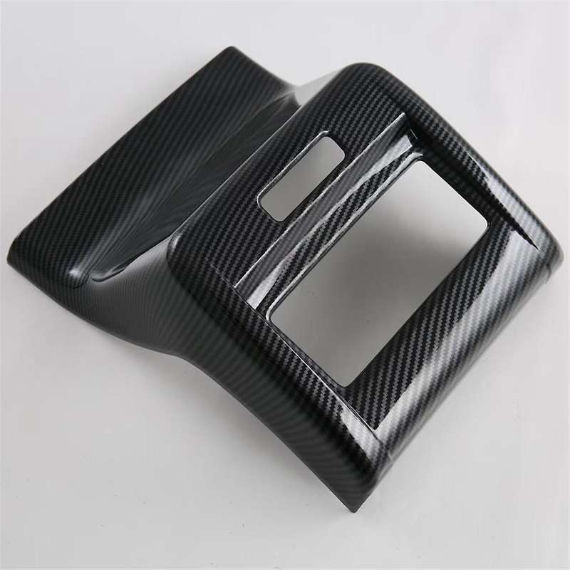Rear Air Outlet Vent Panel Cover Trim for 2024 2025 Interior Accessories Carbon Fiber