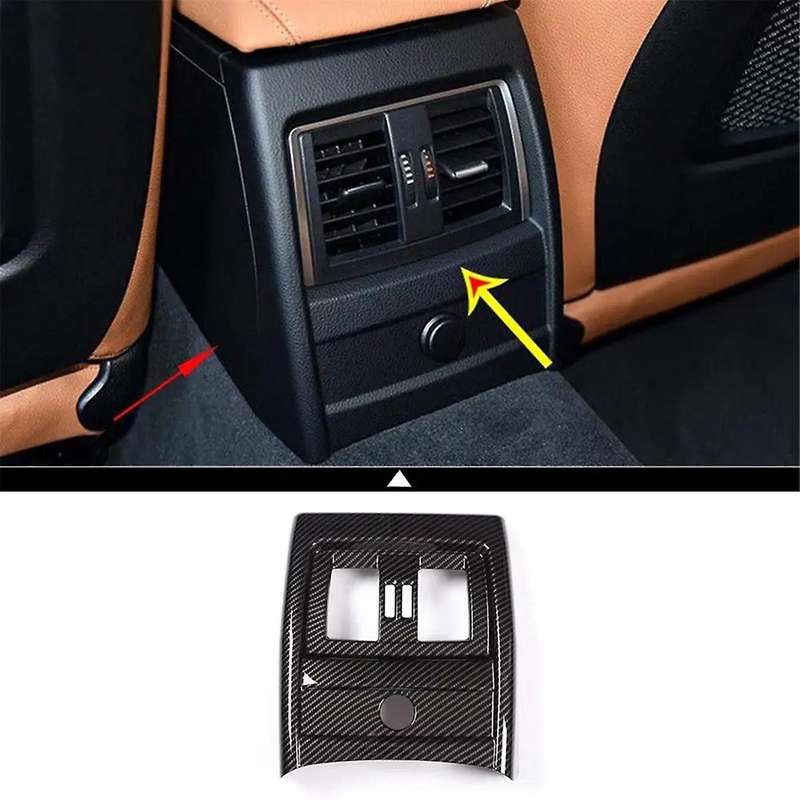 Rear Armrest AC Box Protector Cover Air Conditioning Vent Cover Trim for F30 F32 F34 GT 3 4 Series 2