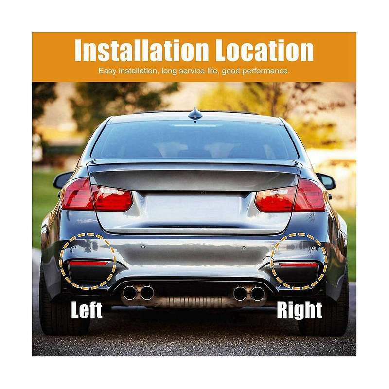 Rear Bar Brake Reflector Warning Light Bumper Side Marker Reflector Car for E83 X3 2007-2010 631471