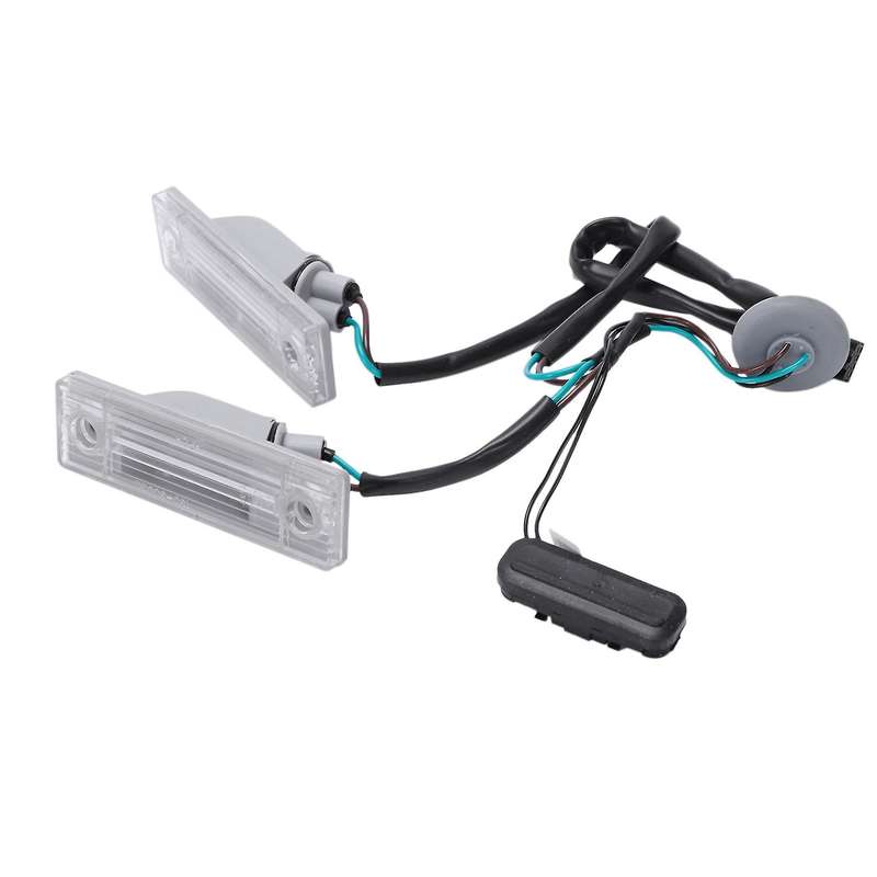 Rear Back License Plate Light with Trunk Switch Button for Cruze Number Plate