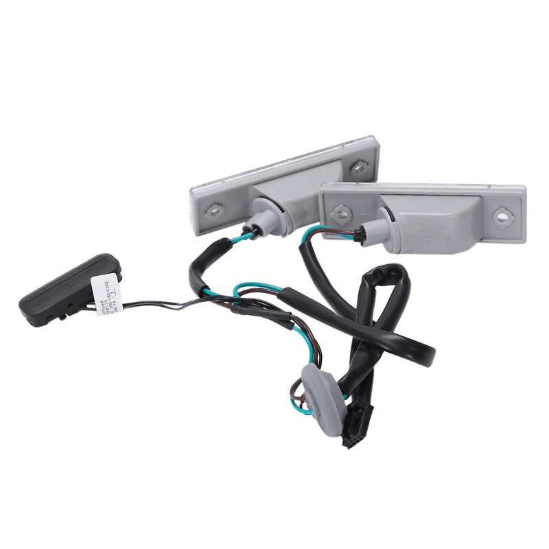 Rear Back License Plate Light with Trunk Switch Button for Cruze Number Plate