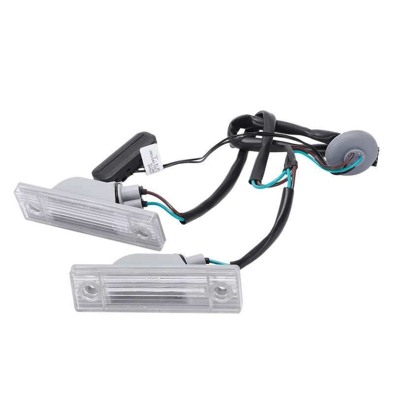 Rear Back License Plate Light with Trunk Switch Button for Cruze Number Plate