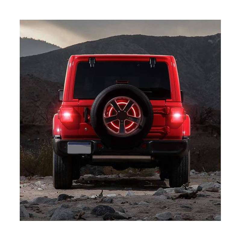 Rear Brake Lights Spare Tire Brake Light 3rd Led Tail Lamp for Wrangler Jl/jlu 2018 2019