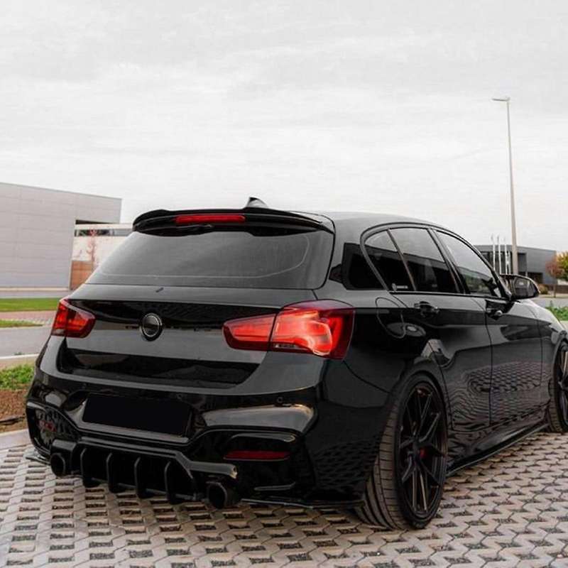Rear Bumper Diffuser Spoiler Lip for 1 Series F20 M140i M Sport 2015-2019