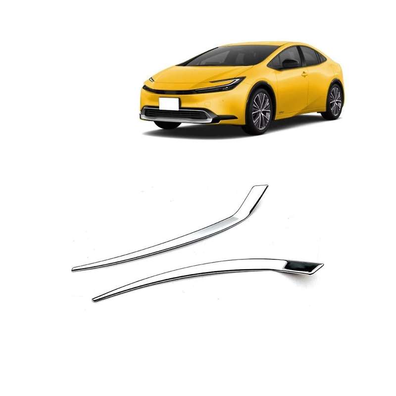 Rear Bumper Fog Light Cover Trim for Prius 60 Series 2023 Accessories, Chrome 2pcs