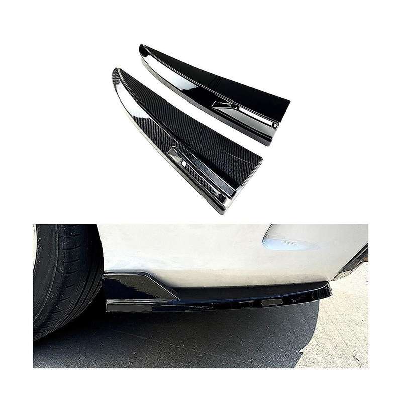 Rear Bumper Lip Spoiler Bumper Lip Rear Bar Wrap Corner Car for C-class W205 2015-2021 C180 C200 C2