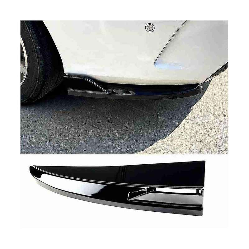 Rear Bumper Lip Spoiler Bumper Lip Rear Bar Wrap Corner Car for C-class W205 2015-2021 C180 C200 C2