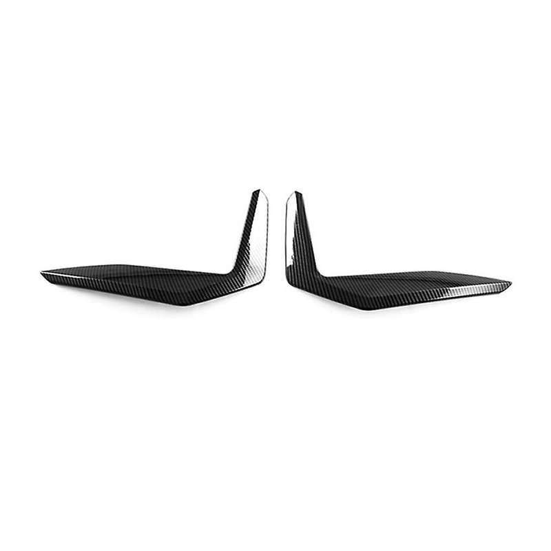 Rear Bumper Lip Splitter Canards Cover for X1 U11 2023 2024 XLine Fog Lamp Cover Trim - ABS Carbon