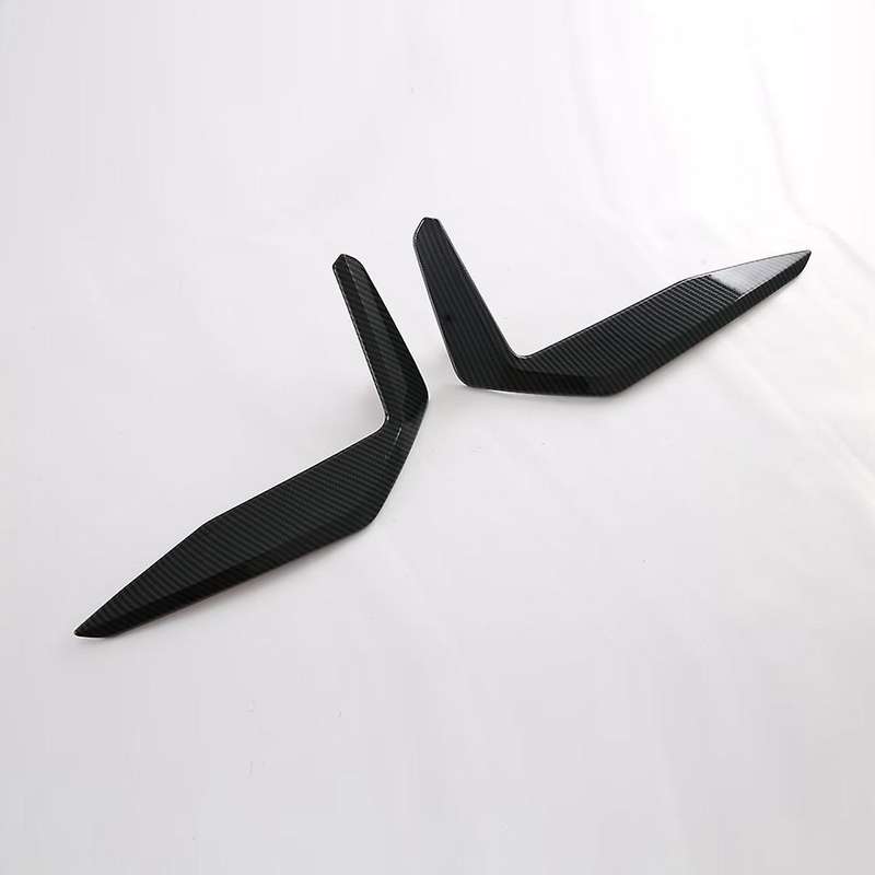 Rear Bumper Lip Splitter Canards Cover for X1 U11 2023 2024 XLine Fog Lamp Cover Trim - ABS Carbon