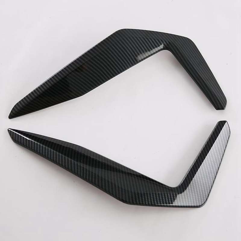 Rear Bumper Lip Splitter Canards Cover for X1 U11 2023 2024 XLine Fog Lamp Cover Trim - ABS Carbon