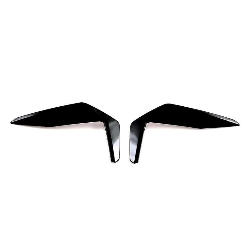 Rear Bumper Lip Splitter Canards Cover for X1 U11 2023 2024 XLine Fog Lamp Cover Trim - ABS Black