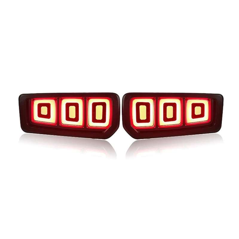 Rear Bumper Reflector Lamp for Dargo 2021 2022 Car Led Fog Bumper Brake Light Dynamic Signal Brake T