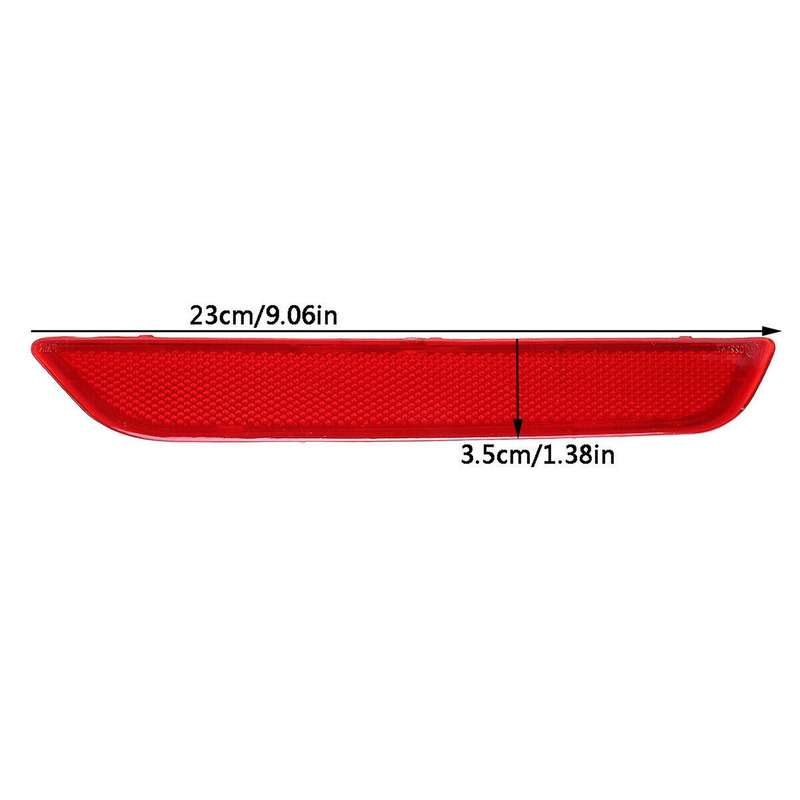 Rear Bumper Reflector Red for Mondeo MK4 2007-2010 1491914 1491915