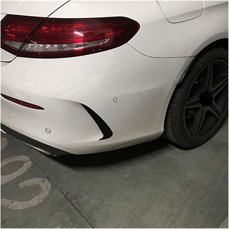 Rear Bumper Spoiler Both Side Canard Decoration Cover Trim for C Coupe C205 2015-2019