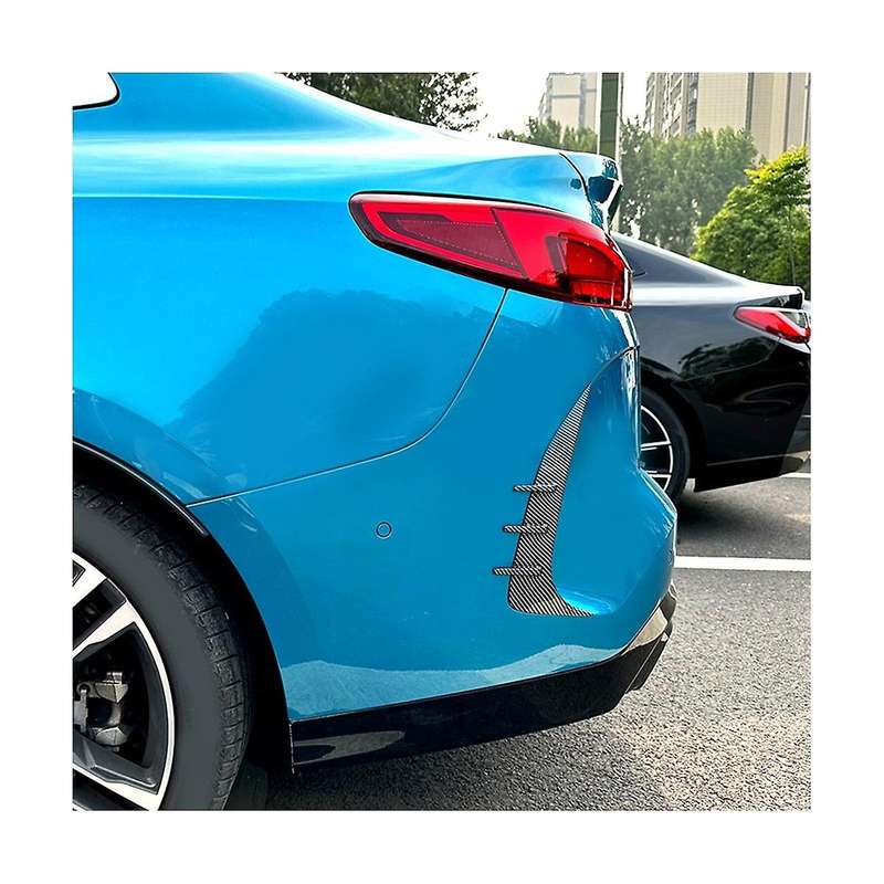 Rear Bumper Spoiler Cover Side Canard for 2 Series F44 Gran Coupe 2020-2023 Carbon Fiber Pattern