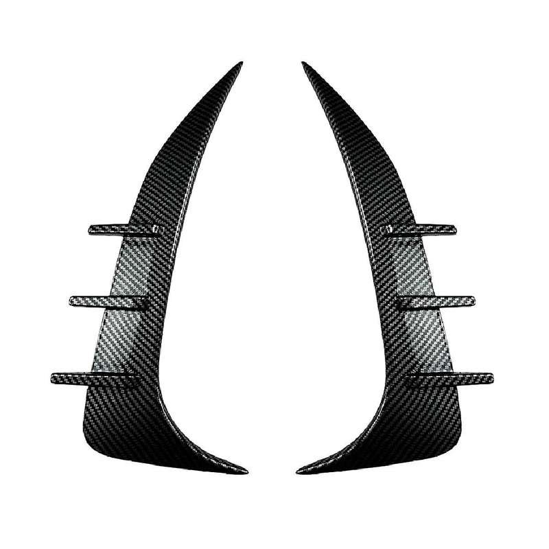Rear Bumper Spoiler Cover Side Canard for 2 Series F44 Gran Coupe 2020-2023 Carbon Fiber Pattern