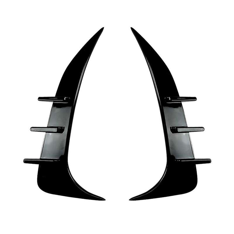 Rear Bumper Spoiler Cover Side Canard for 2 Series F44 Gran Coupe 2020-2023 Bright Black