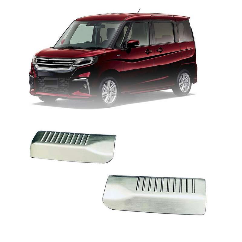 Rear Bumper Sill Protector Rear Trunk Boot Scuff Plate for Solio 2020 2021 Decorate Accessories Silv