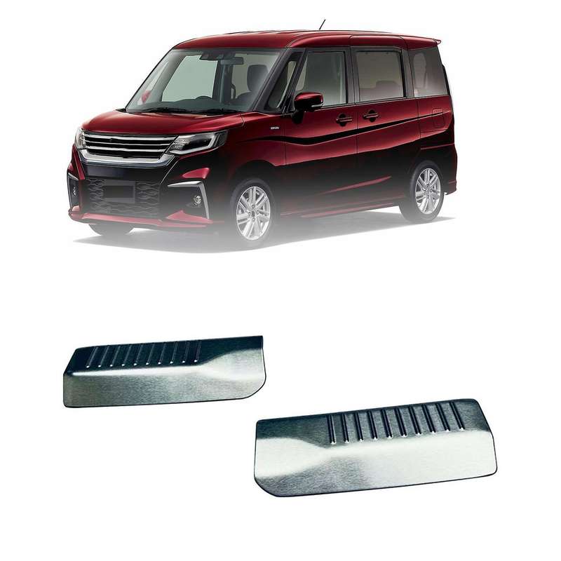 Rear Bumper Sill Protector Rear Trunk Boot Scuff Plate for Solio 2020 2021 Decorate Accessories Blac