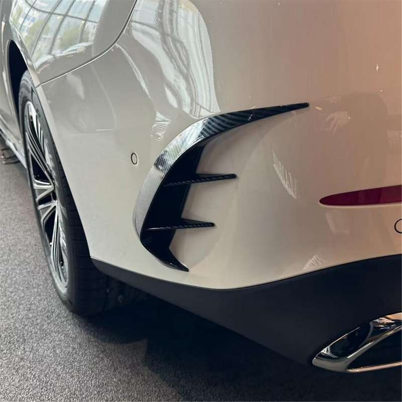 Rear Bumper Spoiler Lower Side Air Vent Frame Cover Trim for E Class W214 2024 Accessories