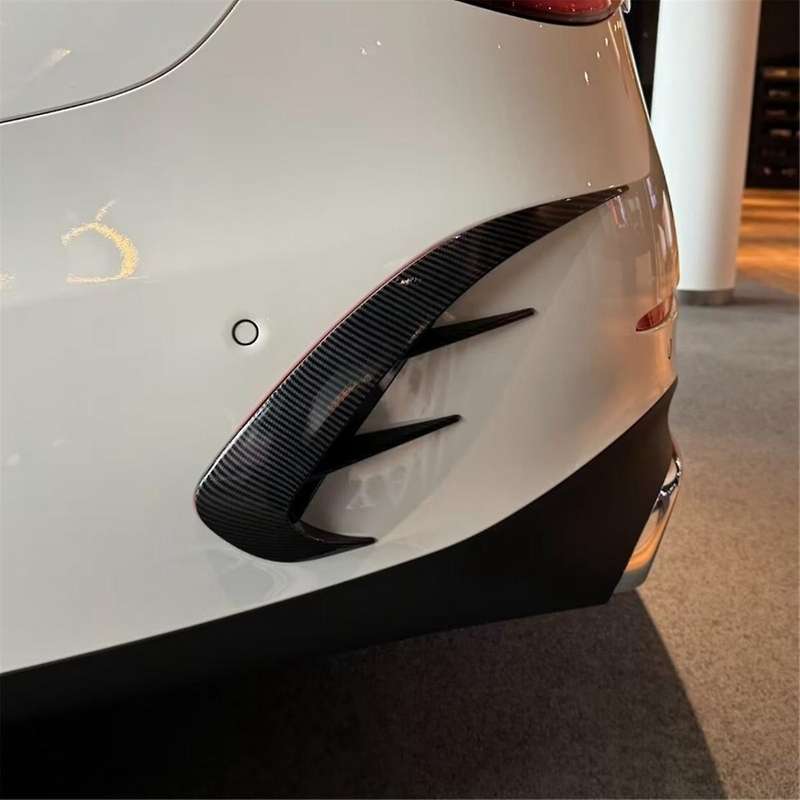 Rear Bumper Spoiler Lower Side Air Vent Frame Cover Trim for E Class W214 2024 Accessories