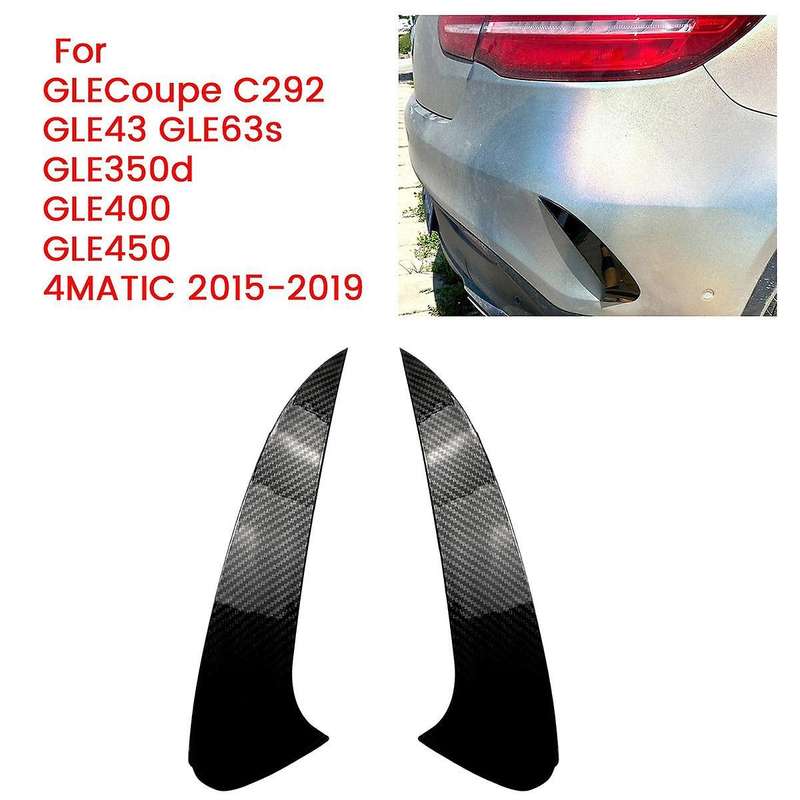 Rear Bumper Spoiler Trim for Coupe C292 Gle63s Gle400 Gle450 4matic 2015-2019 Carbon