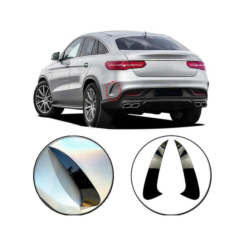 Rear Bumper Spoiler Trim for Coupe C292 Gle63s Gle400 Gle450 4matic 2015-2019 Gloss Black