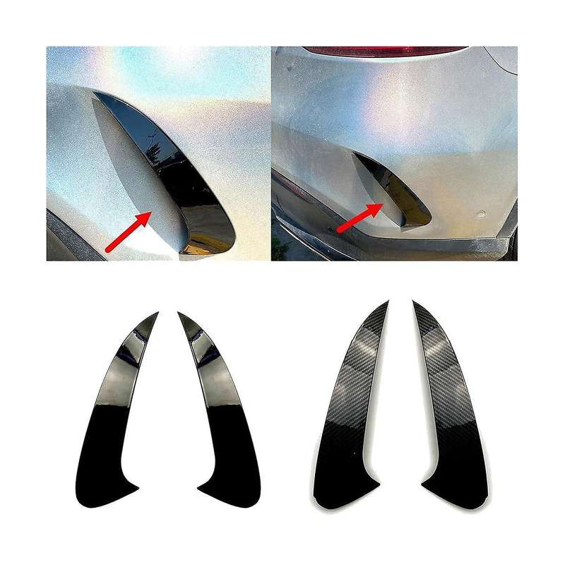 Rear Bumper Spoiler Trim for Coupe C292 Gle63s Gle400 Gle450 4matic 2015-2019 Gloss Black