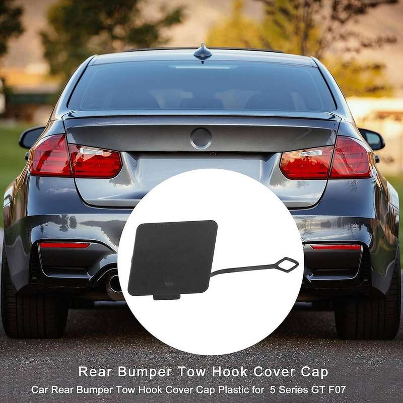 Rear Bumper Tow Hook Eye Cover 7262363 51127262363 Car Rear Bumper Tow Hook Cover Cap for- 5 Series