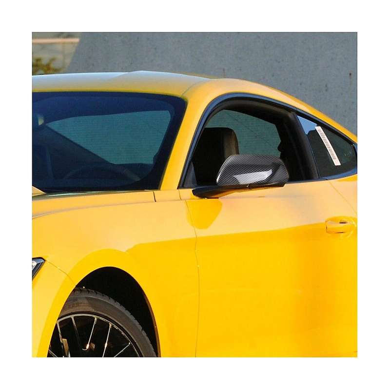 Rear Carbon Fiber Side Door Rearview Mirror Cover Housing Trim Shells Cap for 2015-2020