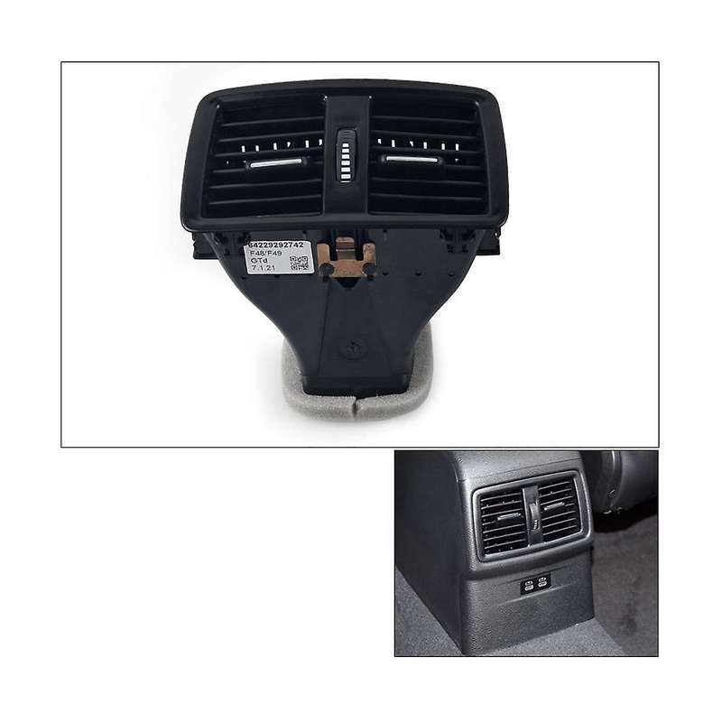 Rear Console Air Conditioner Vent Grille Complete Assembly for X1 X2 F52 F48 F49 F39 2016-2021 6422
