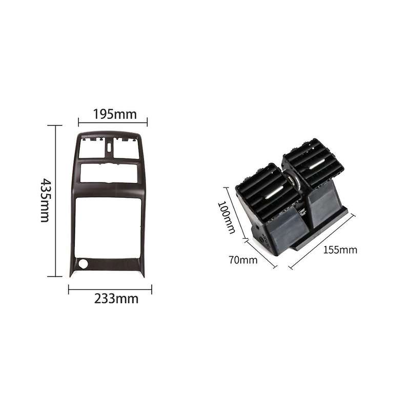 Rear Conditioning Frame Trim & A/c Grille Outlet Assembly A1666807003 A1668300554 for - W166 W292