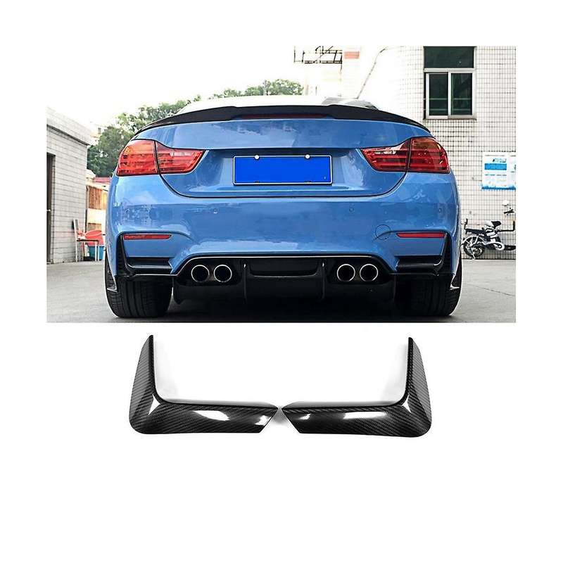 Rear Chin Rear Wrap Bumper Diffuser Lip Splitter Car for F80 M3 F82 F83 4 Door 2 Door 2014 - 2019