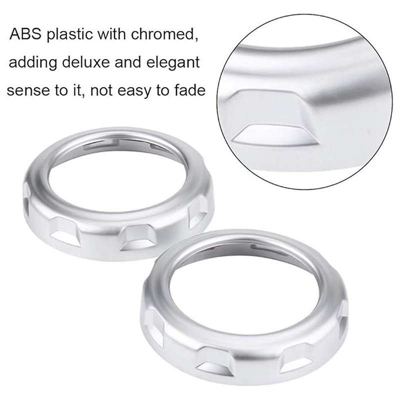 Rear Console Armrest Box Air Condition Outlet Vent Ring Trim Cover for 4 LR3 Sport 2009-16