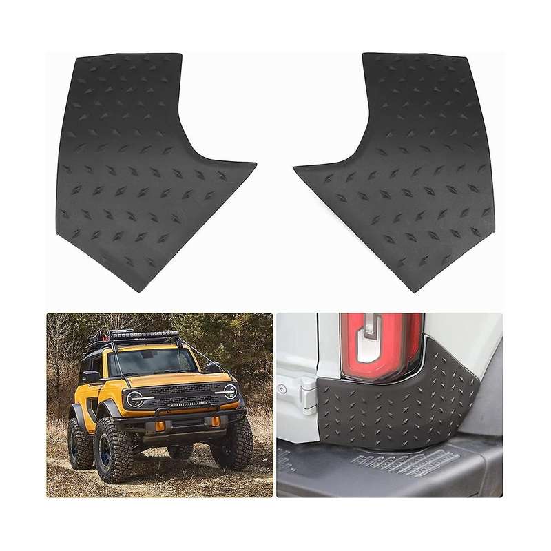 Rear Corner Edge Guards Body Armor Cover for 2021-2023 Exterior Accessories ,black