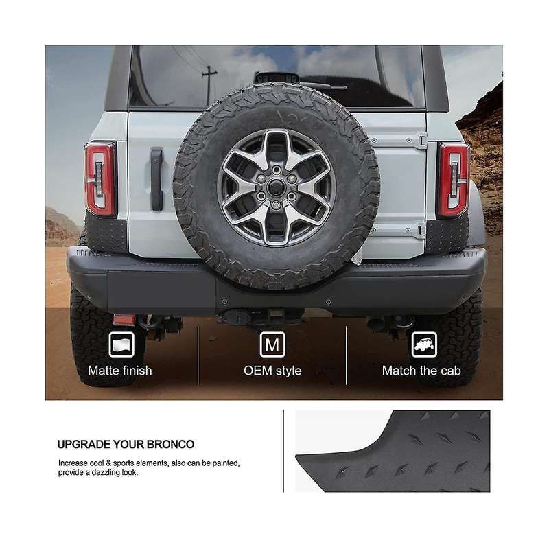 Rear Corner Edge Guards Body Armor Cover for 2021-2023 Exterior Accessories ,black