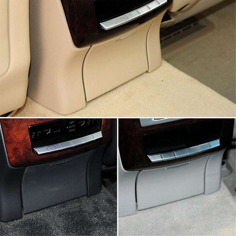 Rear Console Cigar Lighter Electrical Power Socket Outlet Cover for S Class W221 2007-2013 Grey