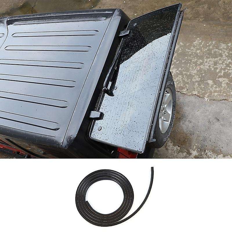 Rear Door Glass Seal Strip for Wrangler JK JL 2007-2020 Waterproof Dustproof Durable