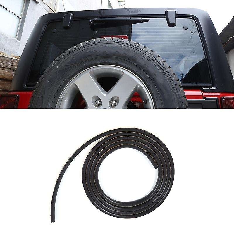 Rear Door Glass Seal Strip for Wrangler JK JL 2007-2020 Waterproof Dustproof Durable