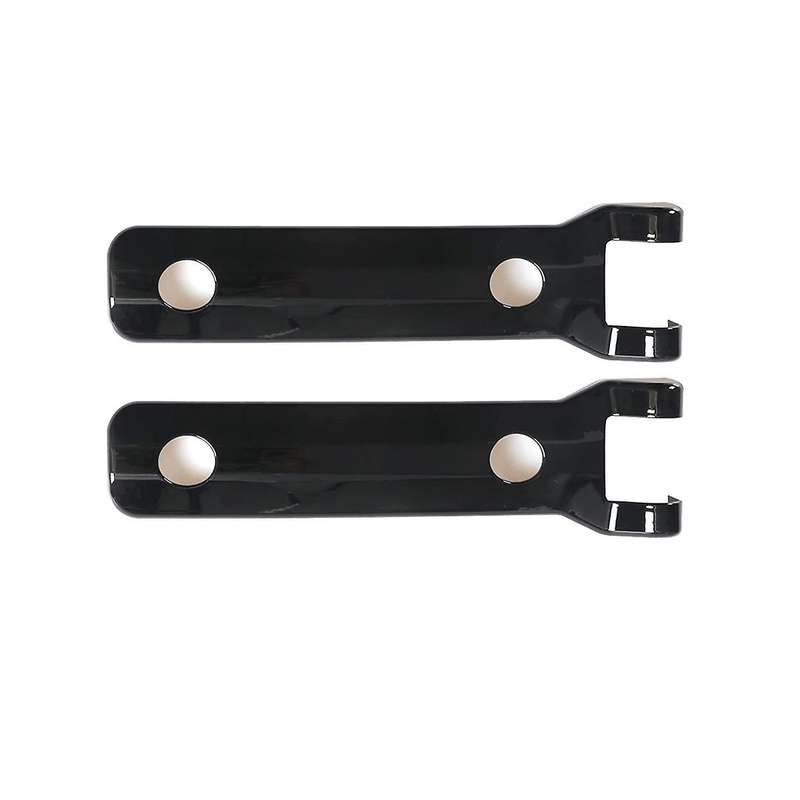 Rear Door Hinge Cover Trim Exterior Accessories for 2021 2022 2023 Accessories (black)