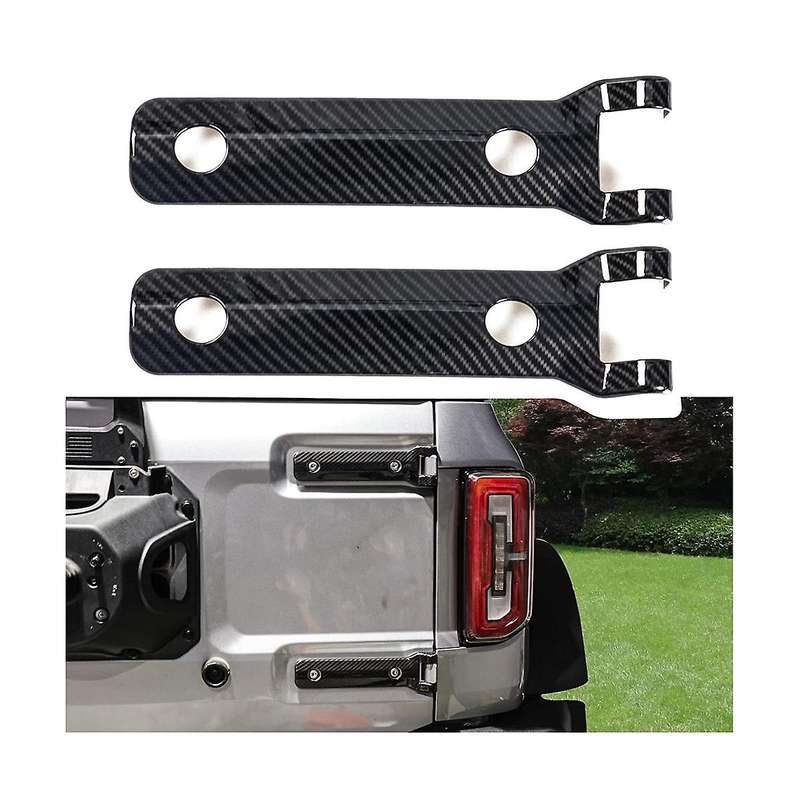 Rear Door Hinge Cover Trim Exterior Accessories for 2021 2022 2023 Accessories (carbon Fiber)