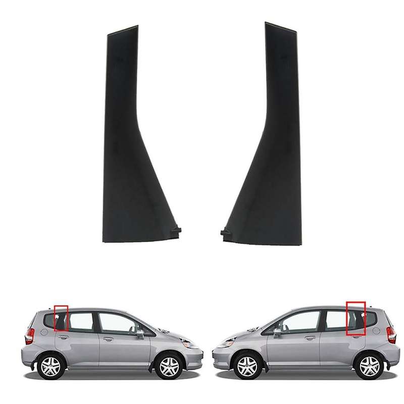 Rear Door Outer Pillar Garnish Trim Panel Window C Pillar Cover for Fit Jazz Gd1 Gd3 72721-sag-h00 7