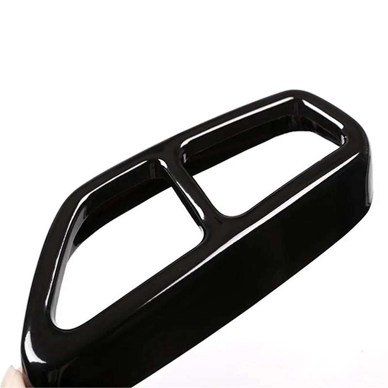 Rear Dual Exhaust Pipe Cover Trims for 5 Series G30 G31 2017-2022 Tailpipe Trim Frame Car Exterior