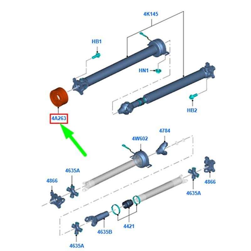 Rear Drive Shaft Damper 5228344 AB39-4C025-BD for MK3 2013
