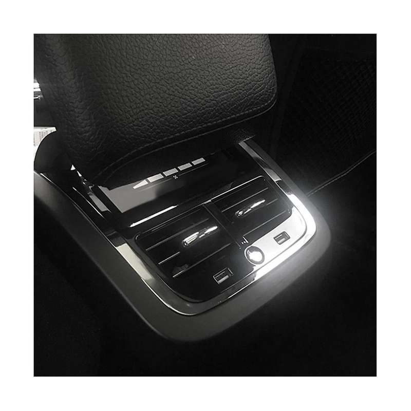 Rear Exhaust Air Outlet Purification Led Atmosphere Usb Charging for Xc60 Xc90 S60 V90 2015-2021 Ai