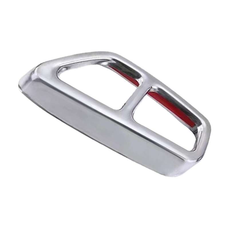 Rear Dual Exhaust Pipe Cover Trims for 5 Series G30 G31 2017-2022 Tailpipe Trim Frame Car Exterior M