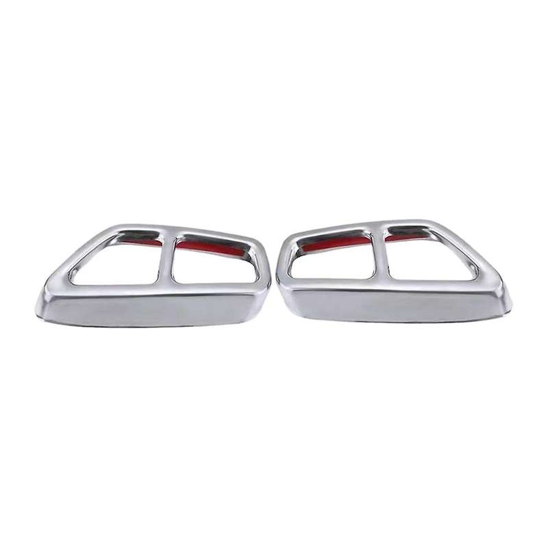 Rear Dual Exhaust Pipe Cover Trims for 5 Series G30 G31 2017-2022 Tailpipe Trim Frame Car Exterior M