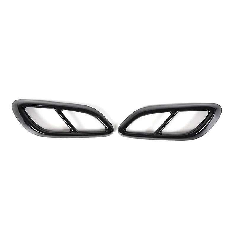 Rear Exhaust Muffler Tail Pipe Cover Trim Stainless Steel for E Class W214 CLE 2024 Sports Version ,