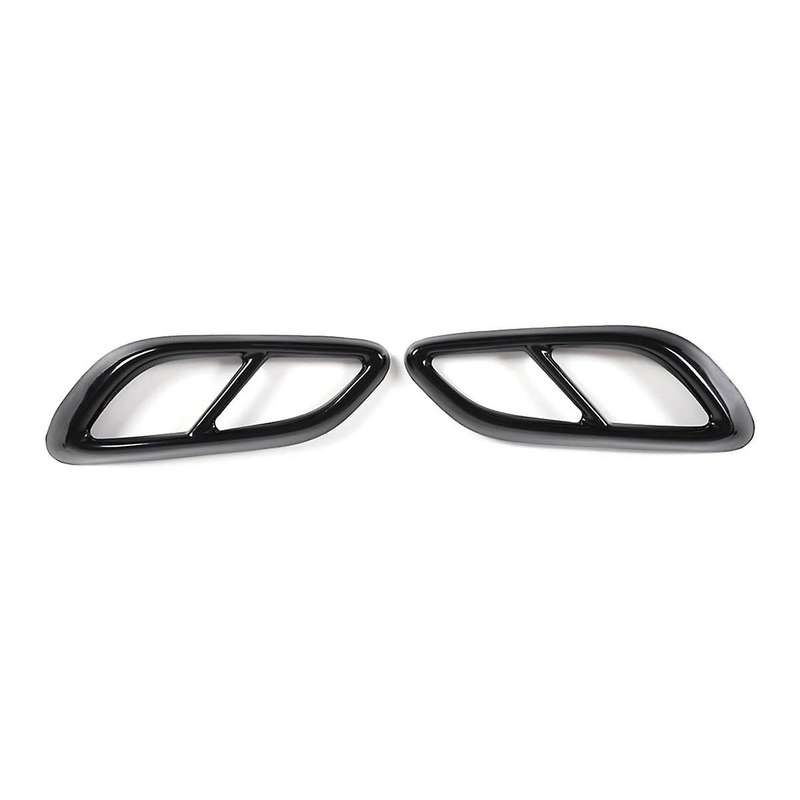 Rear Exhaust Muffler Tail Pipe Cover Trim Stainless Steel for E Class W214 CLE 2024 Sports Version ,