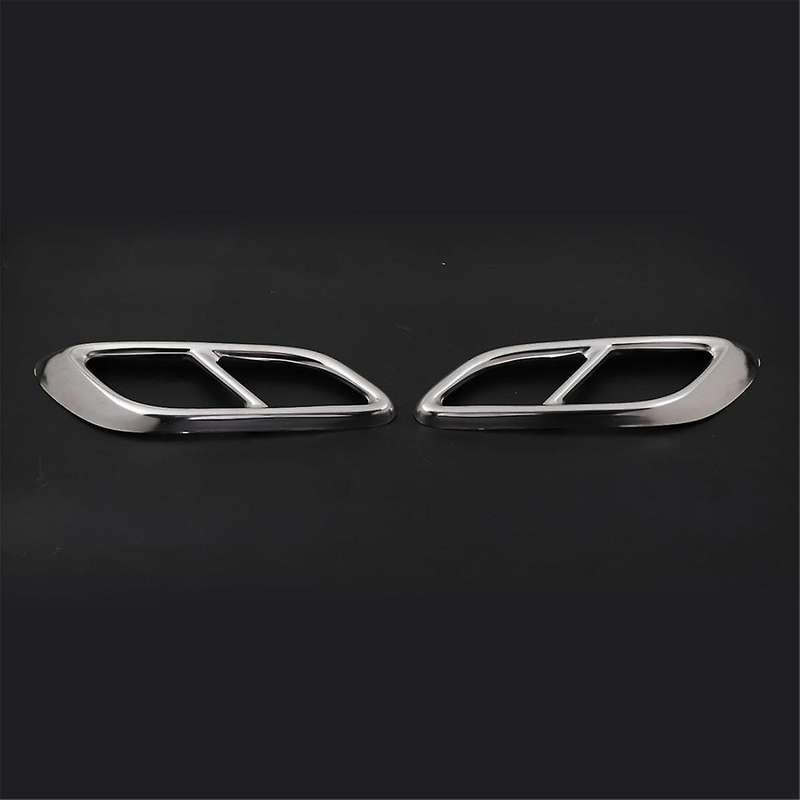 Rear Exhaust Muffler Tail Pipe Cover Trim Stainless Steel for E Class W214 CLE 2024 Sports Version